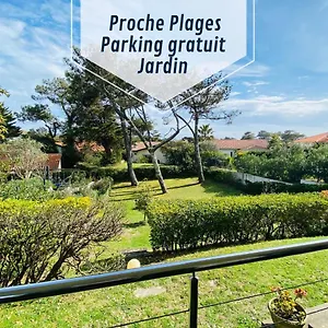 Maison Des Dunes, T2, Proche Et Foret , Anglet France